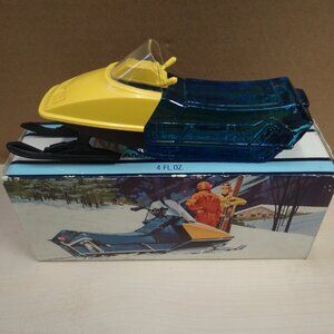 Avon Cologne After Shave Snowmobile Bottle, With Box, Collectible